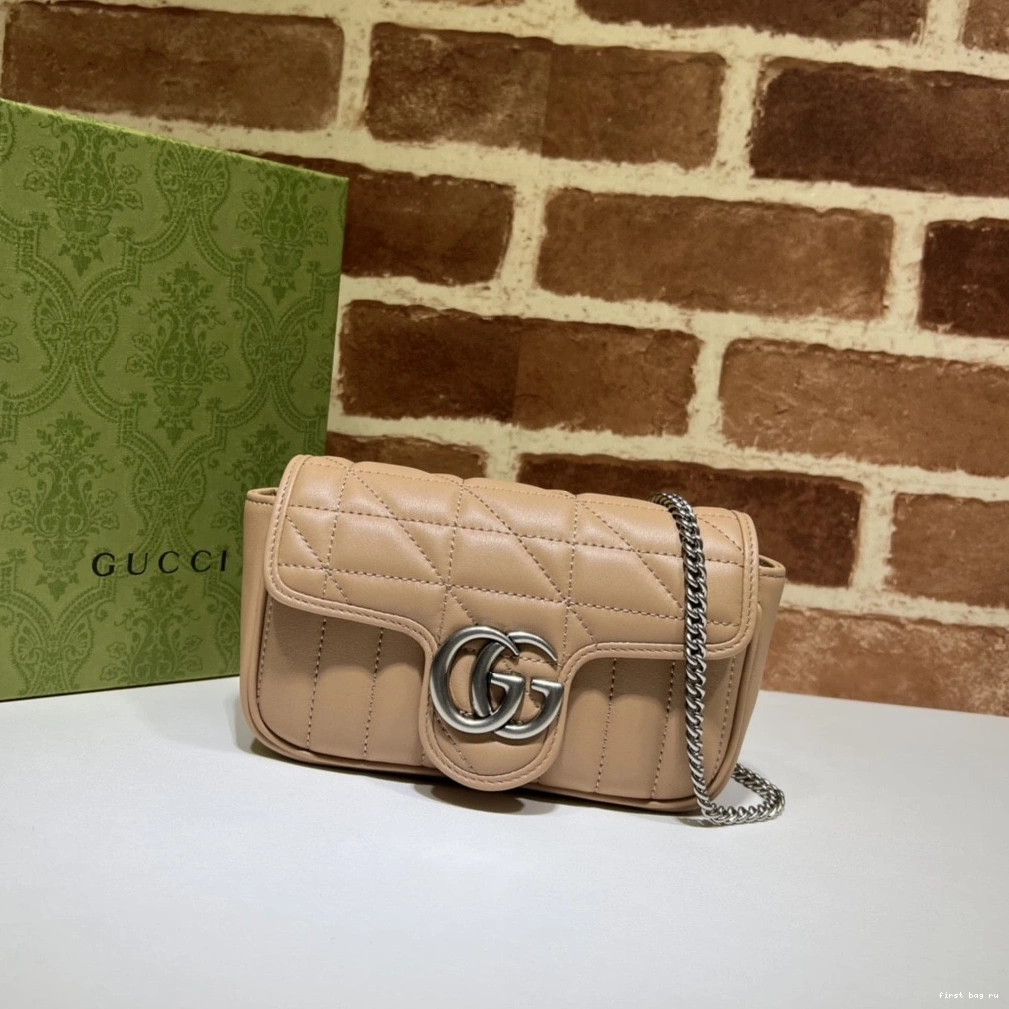 Firstbag ru belt Gucci bag-16.5*10*5cm GG Marmont 0721